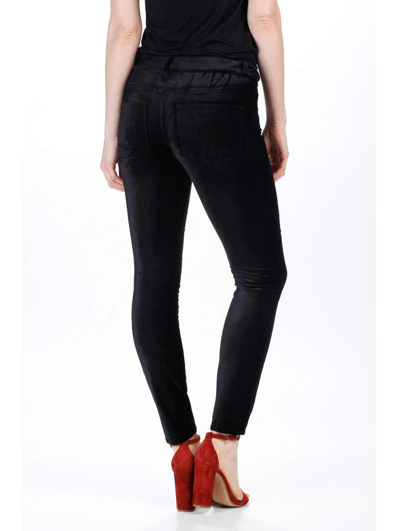 Woman Wears Paige Verdugo Ankle Velvet image number 1