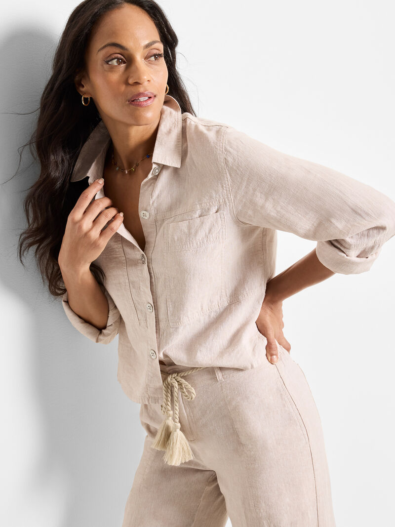 Rumba Linen Pocket Jacket