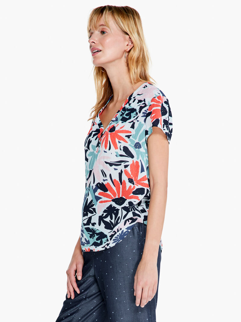 Tropical Patchwork Top