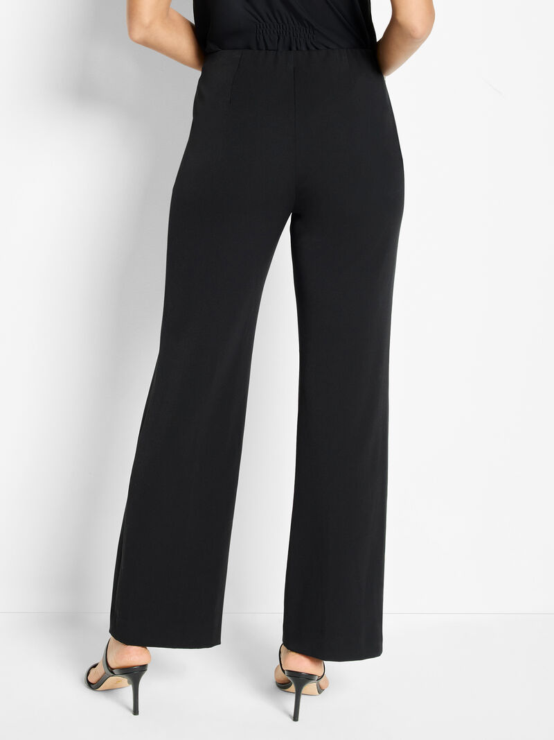 Woman Wears 31" Avenue Wide Leg Trouser image number 1