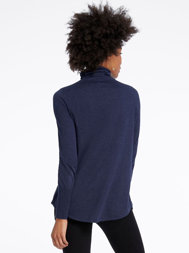 Woman Wears Vital Turtleneck Sweater image number 2