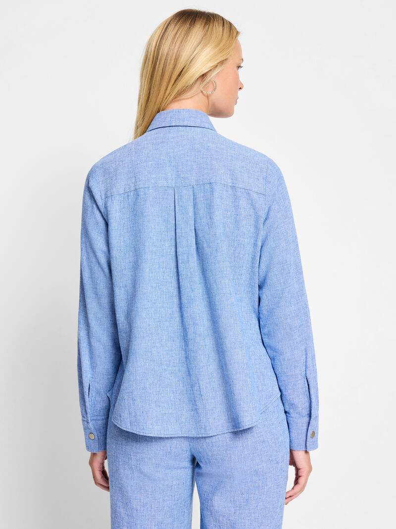 Woman Wears All-Around Shirt Jacket image number 3