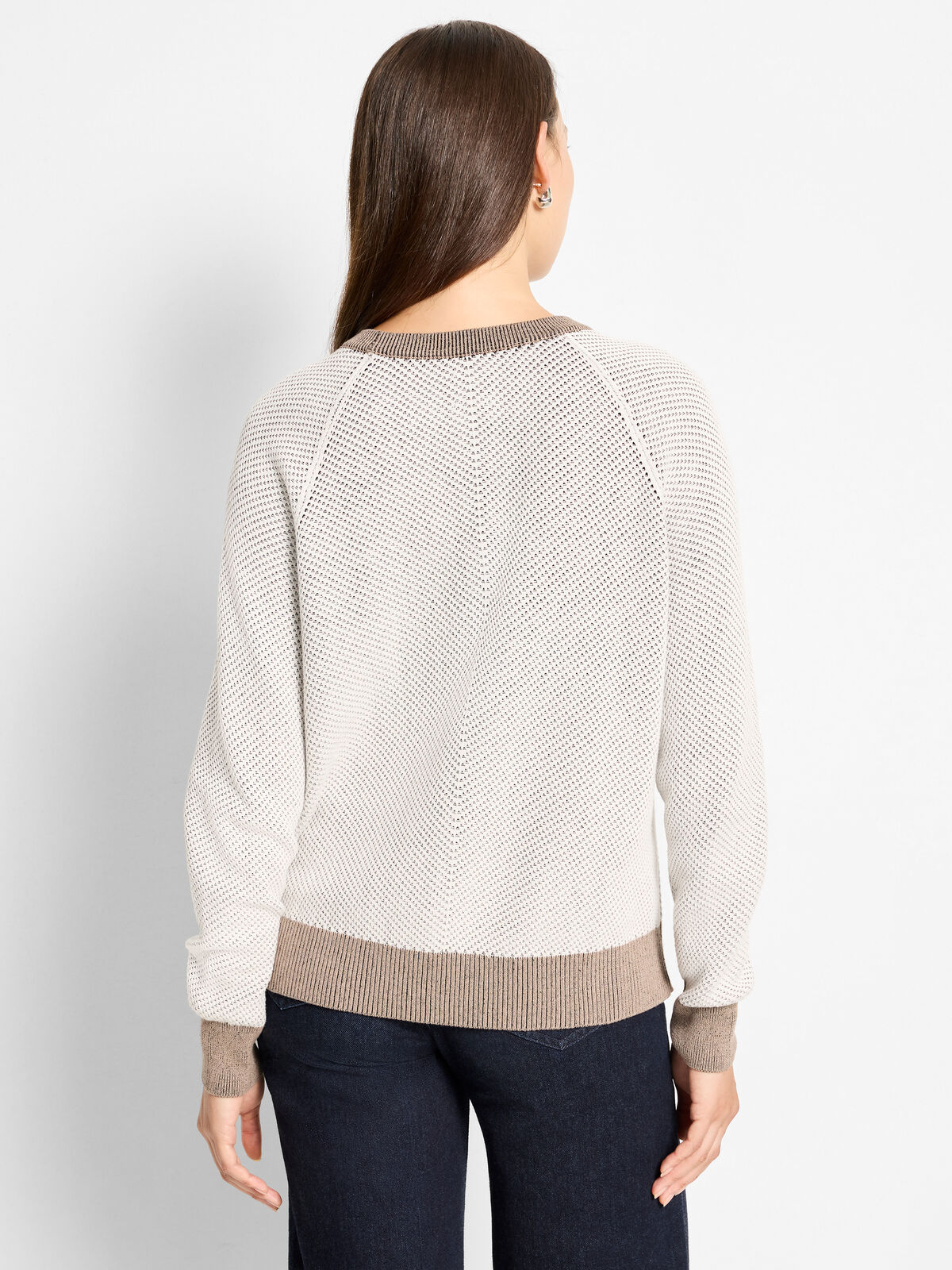 Textured Cotton Sweater