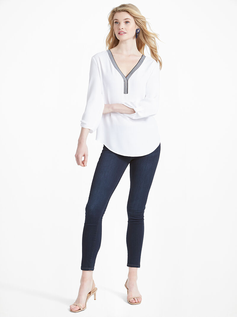 Woman Wears Derby Blouse image number 3