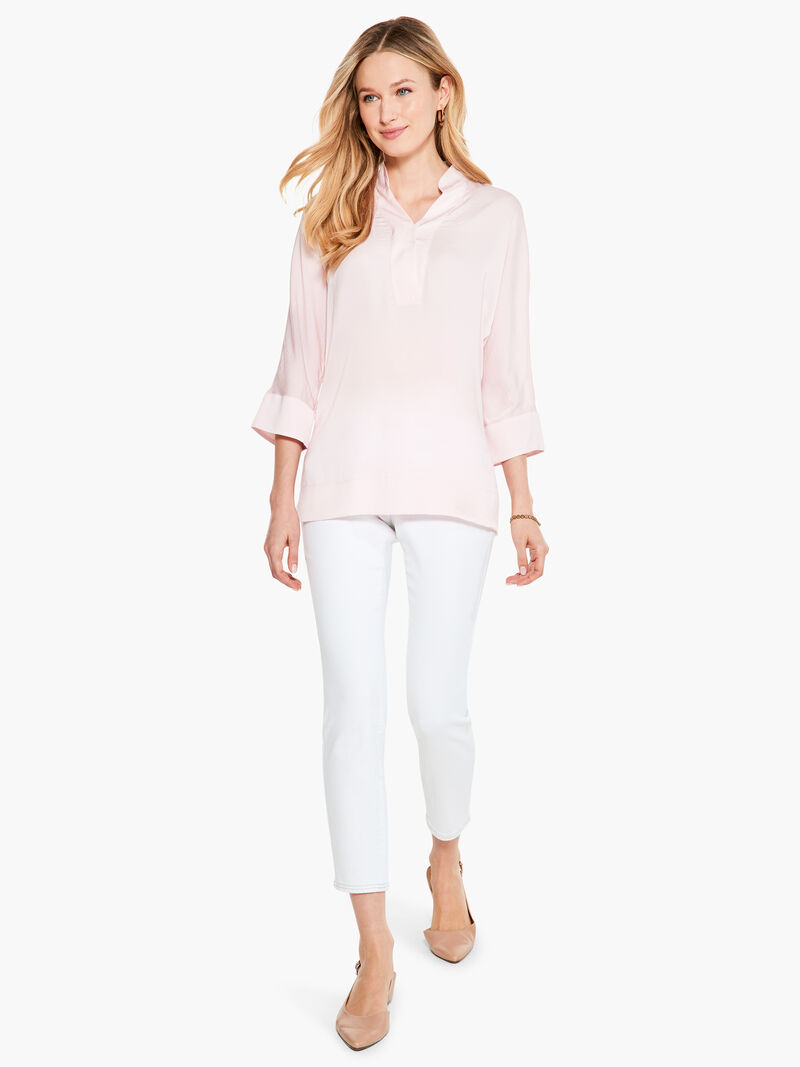 Woman Wears Soft Drape Town Top image number 3