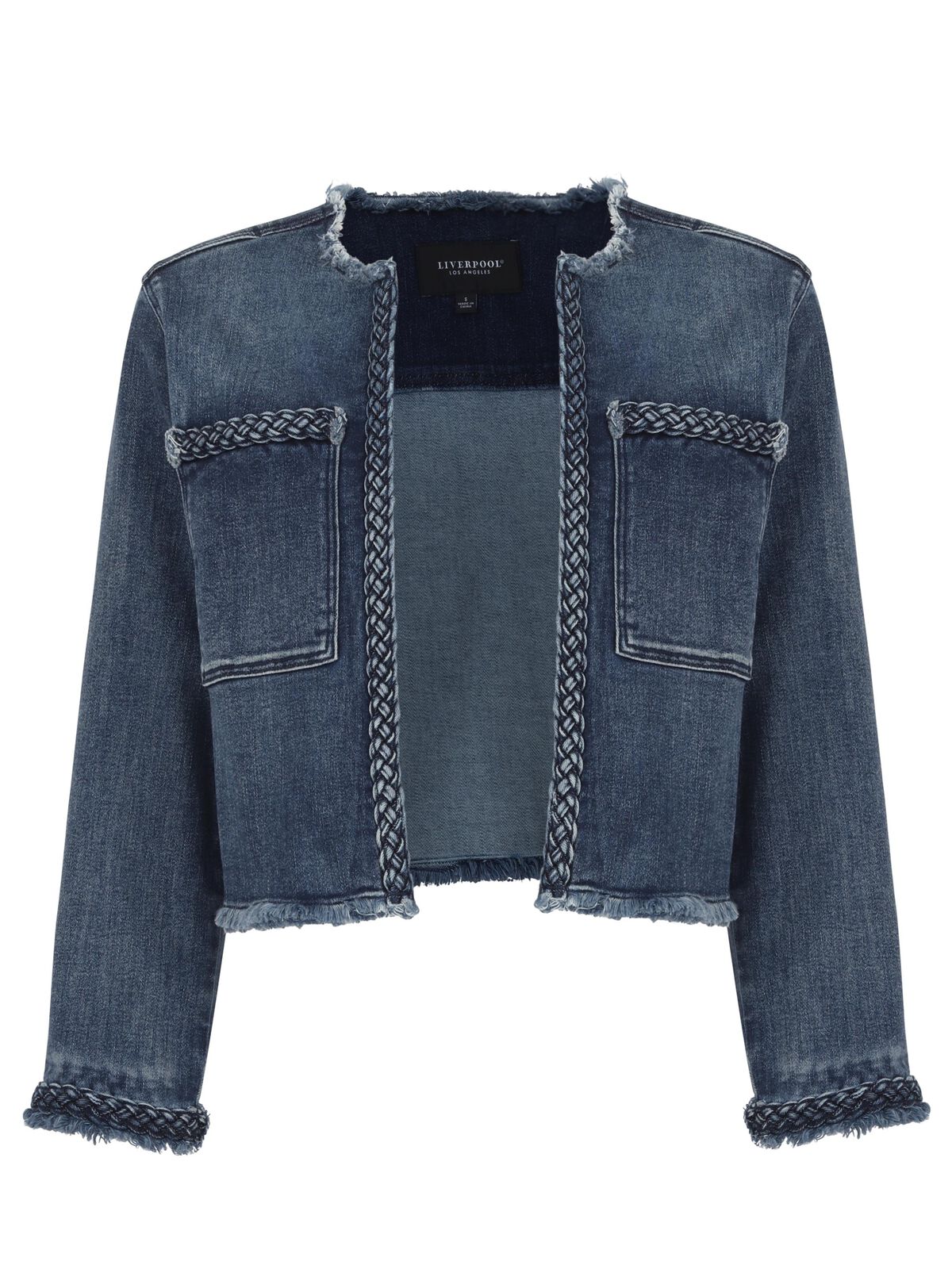 Liverpool - Denim Jacket W/ Braid