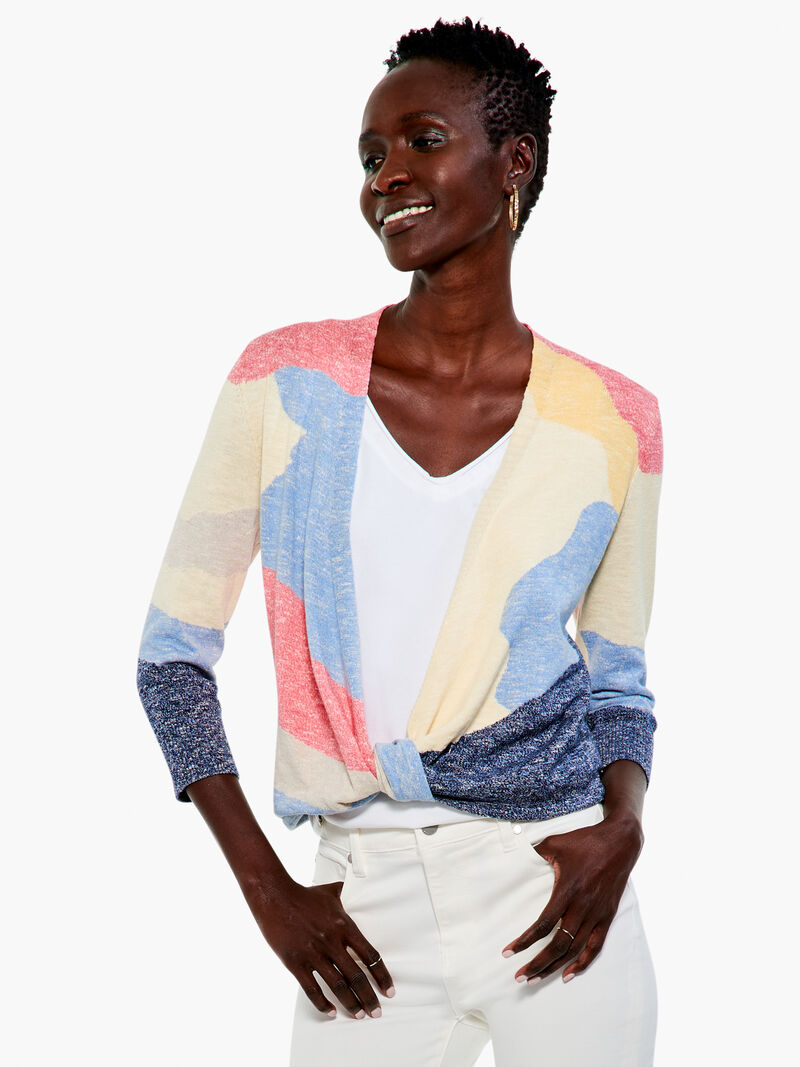 Woman Wears From Above 4-Way Cardigan image number 2