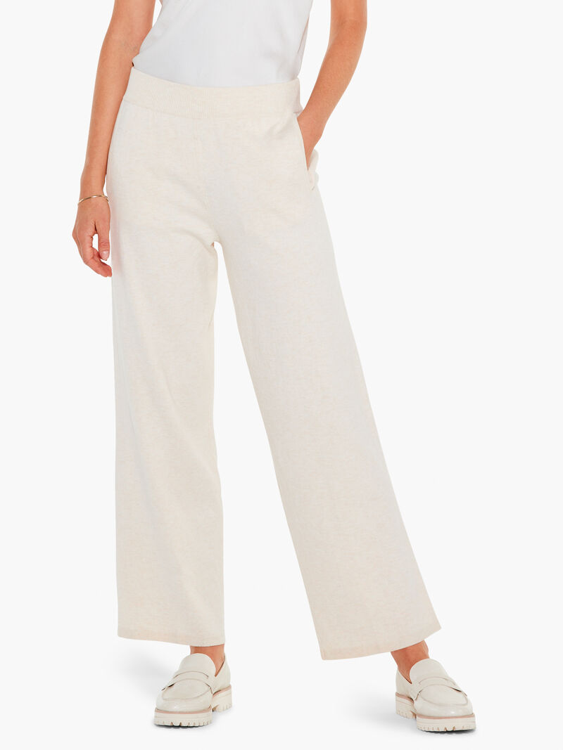 Woman Wears Everyday Wide-Leg Knit Pant image number 0