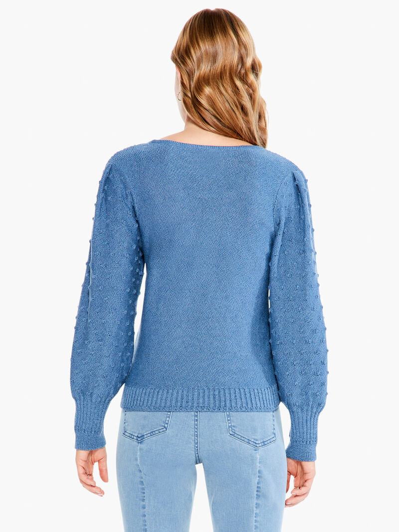 Woman Wears Bobble Sweater image number 2