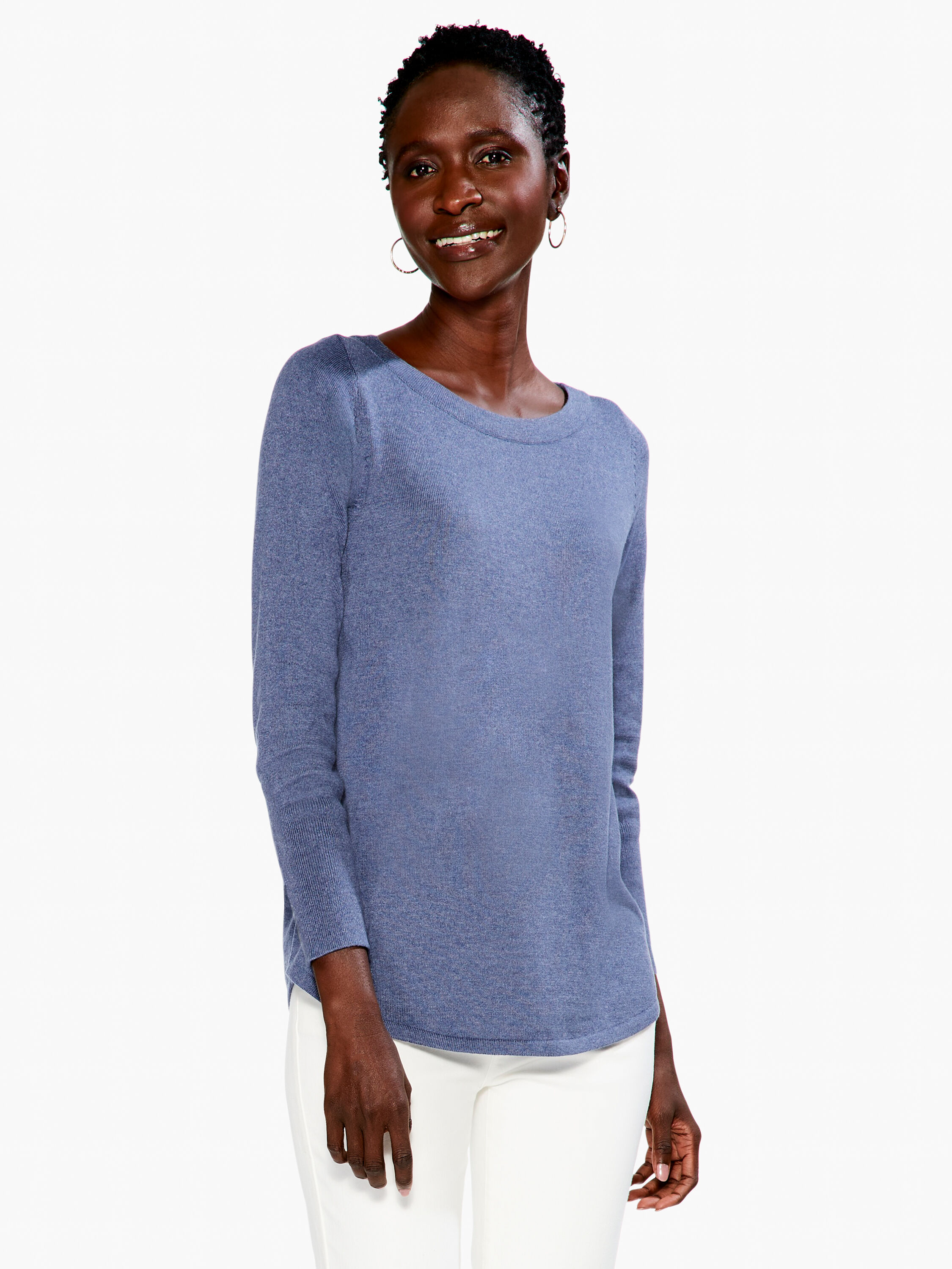 Navy boatneck sale sweater