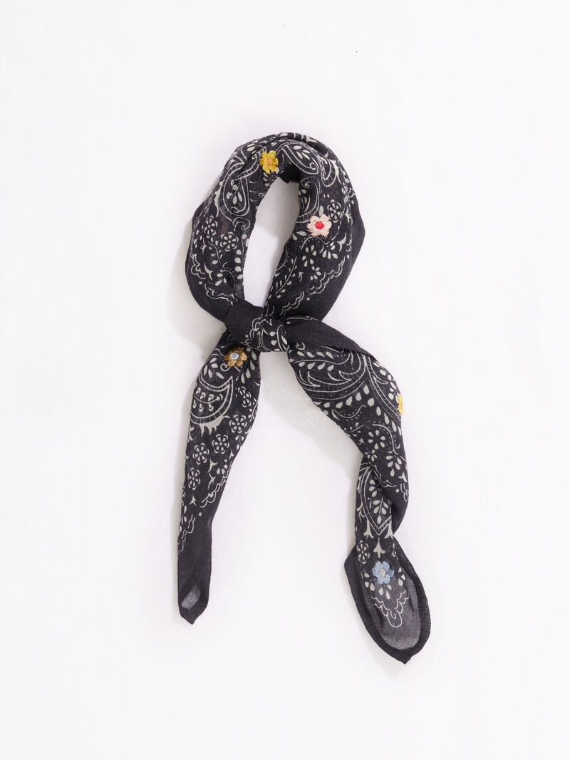 Woman Wears Chan Luu - Embroidered Bandana image number 0