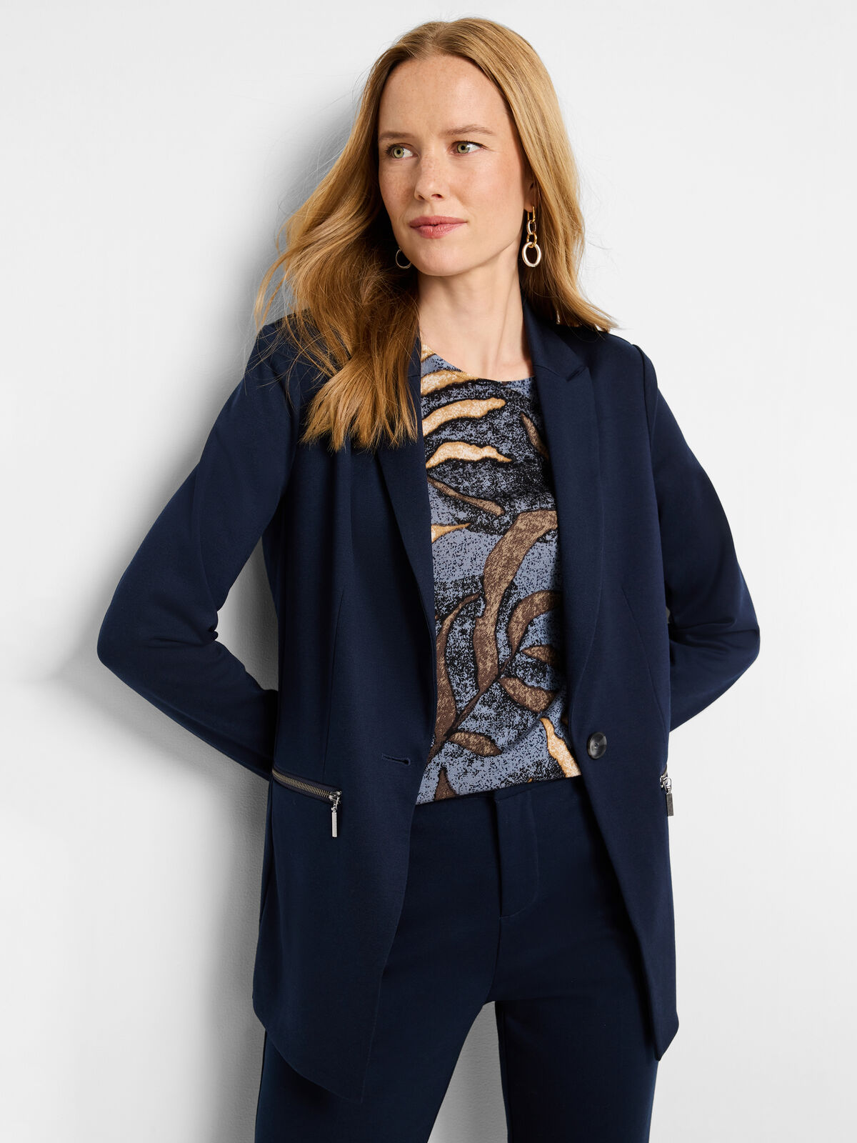 Ponte Zip Jacket