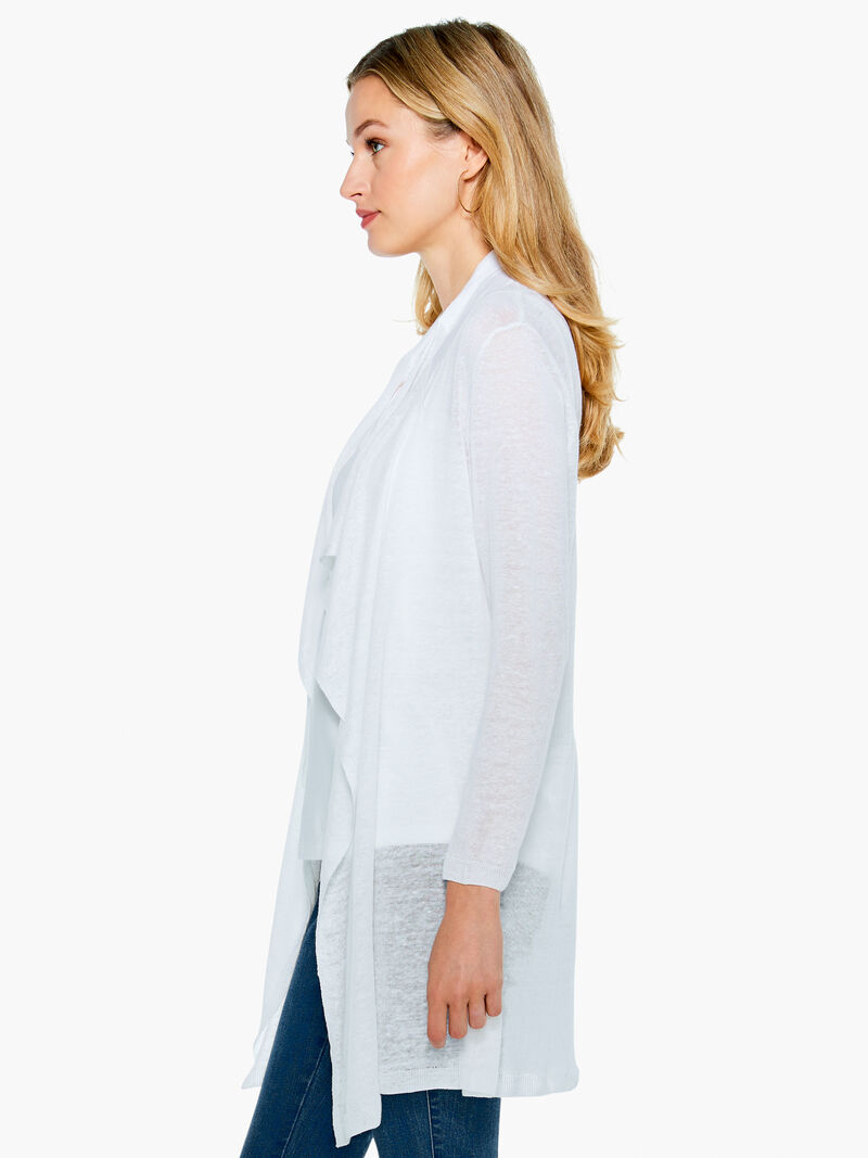 Woman Wears Featherweight Drape Cardigan image number 1