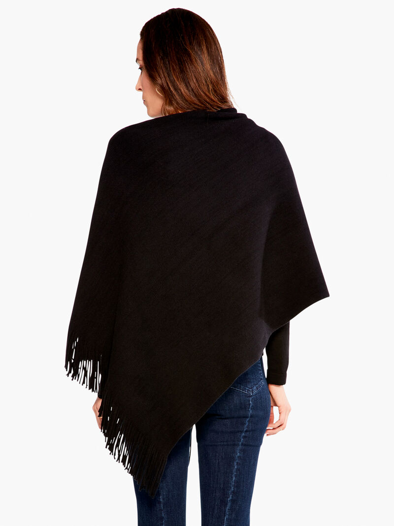 Woman Wears Go To Poncho image number 2