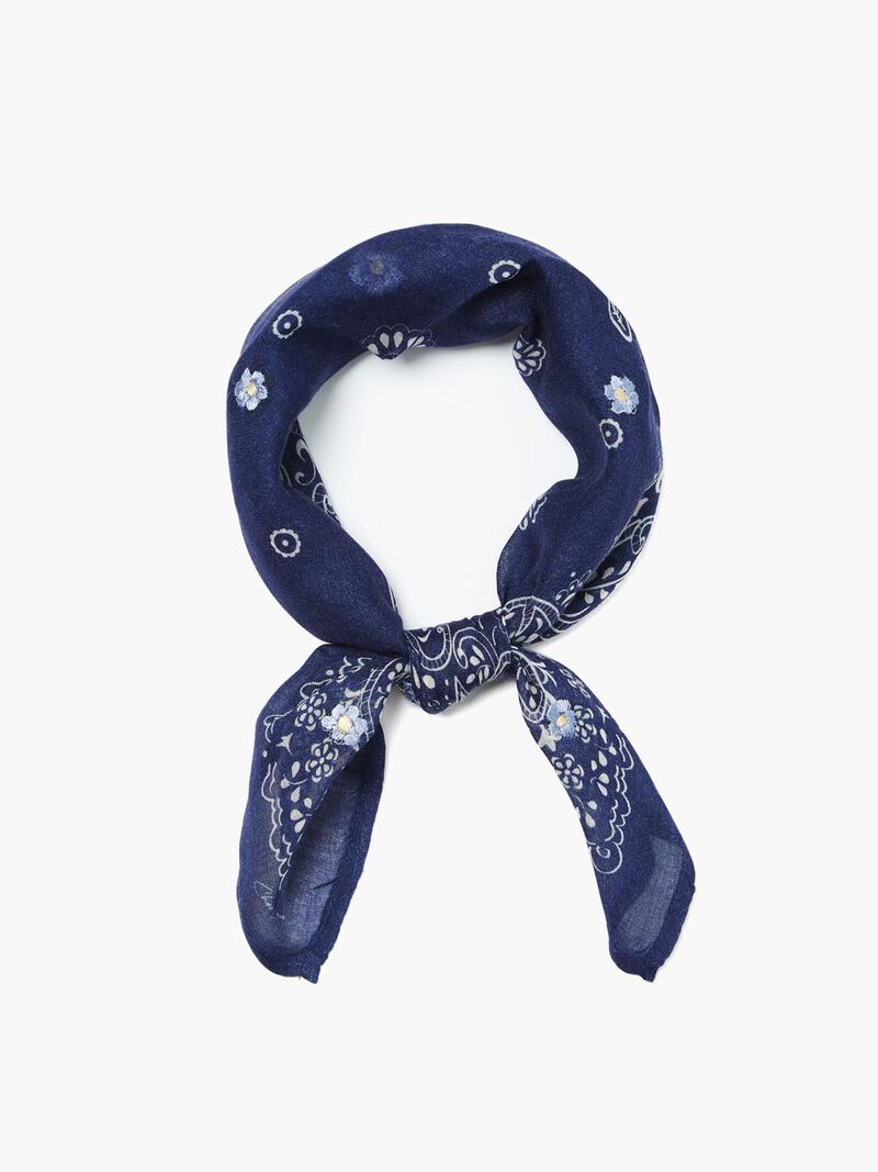 Woman Wears Chan Luu - Embroidered Bandana image number 0