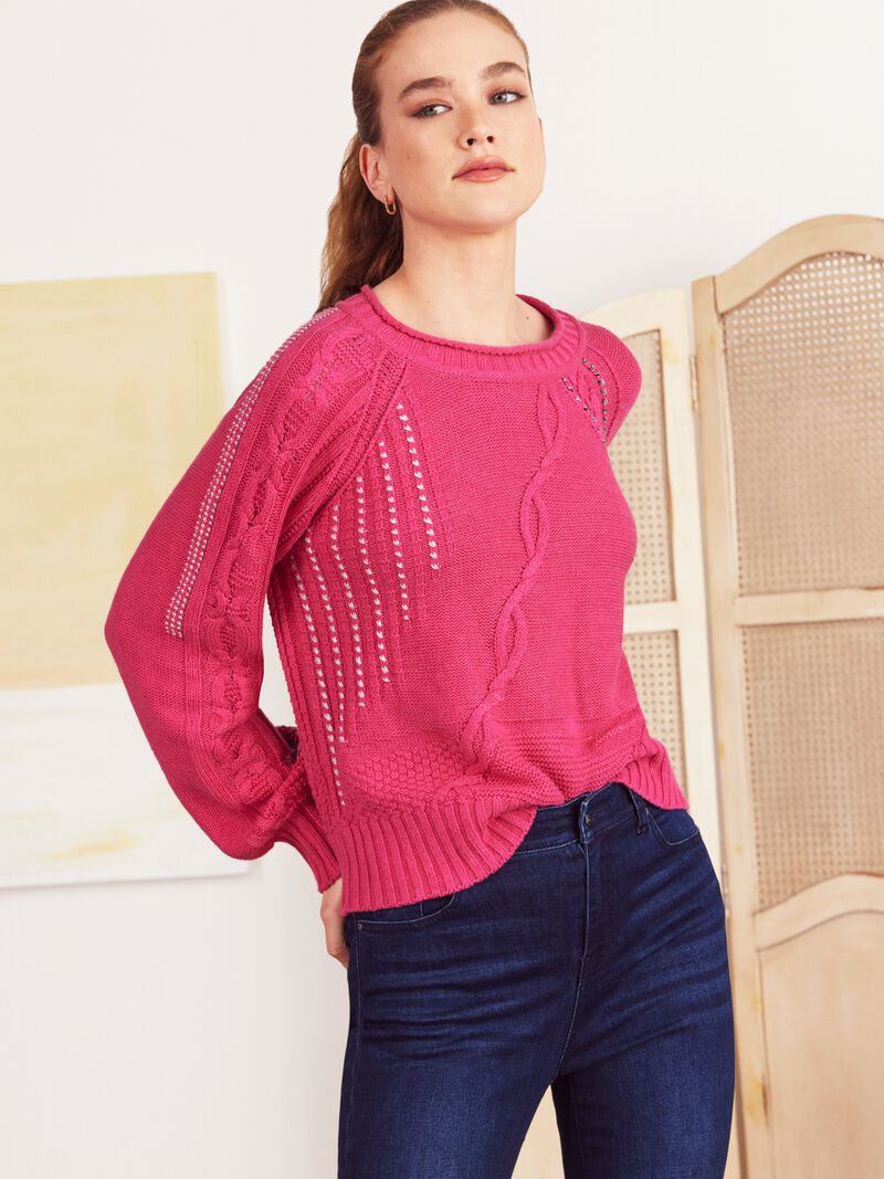 
                    Crafted Cables Sweater