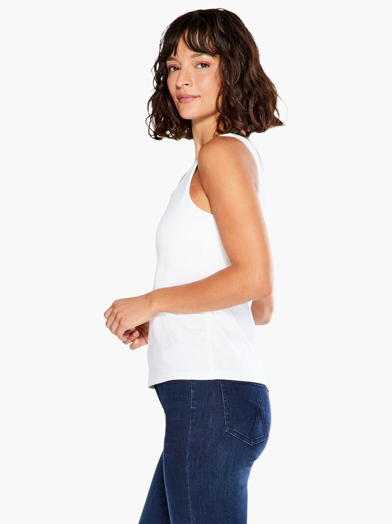 Woman Wears Shelf Bra Perfect Tank image number 1