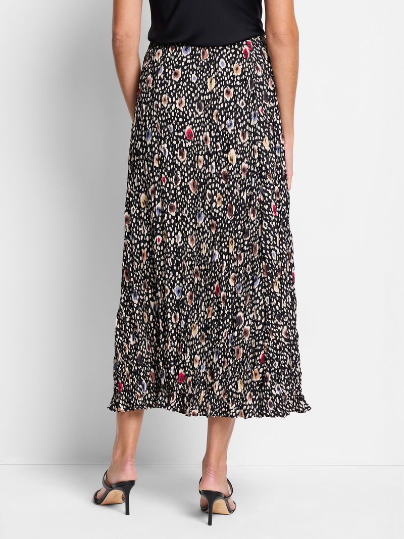Woman Wears Spotted Dots Skirt image number 3