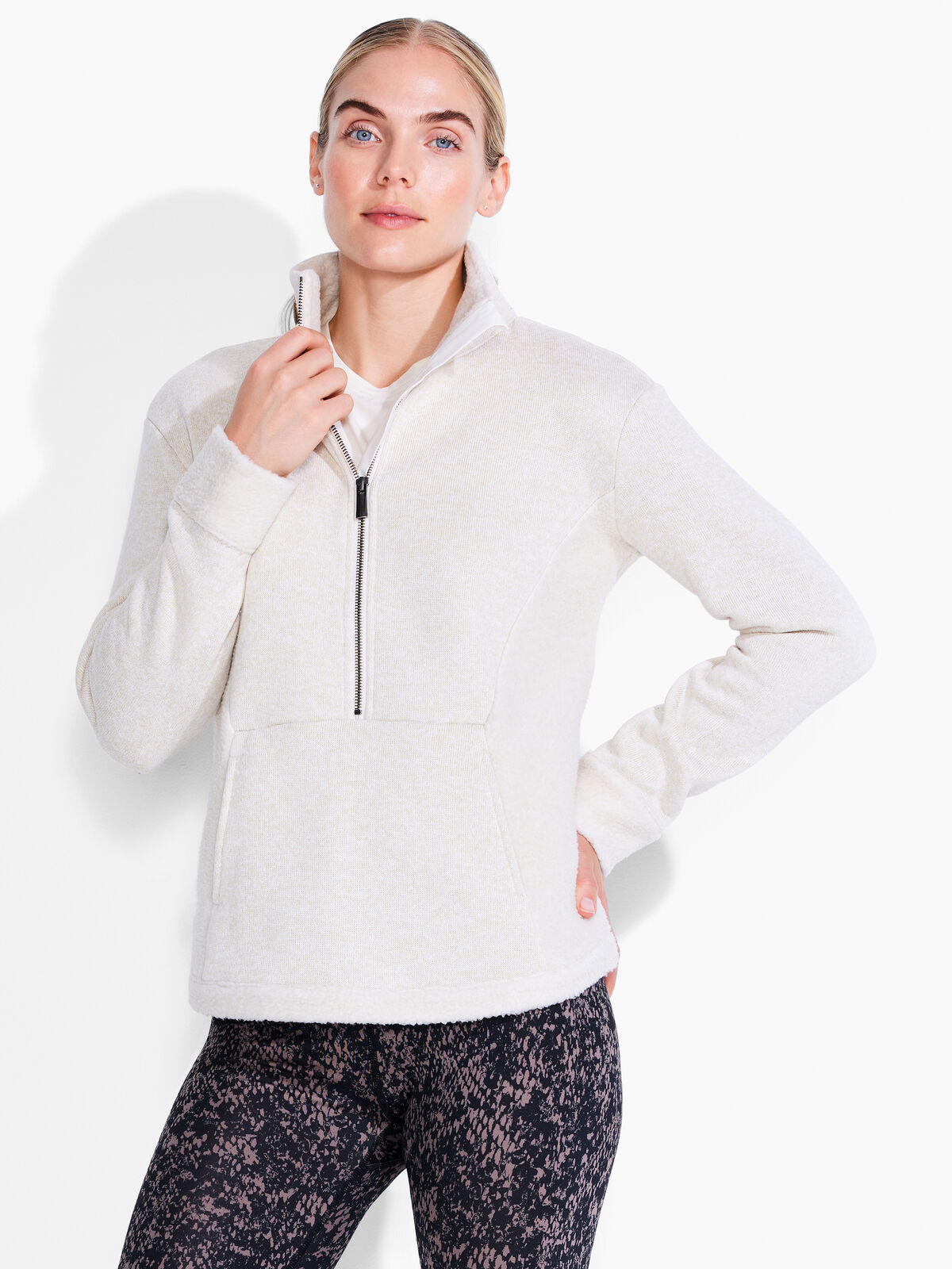 Fleece Knit Half Zip