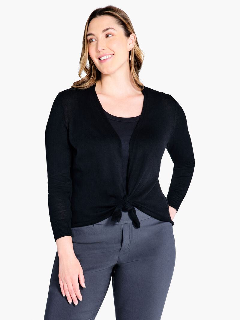 Woman Wears All Year 4-Way Cardigan image number 1