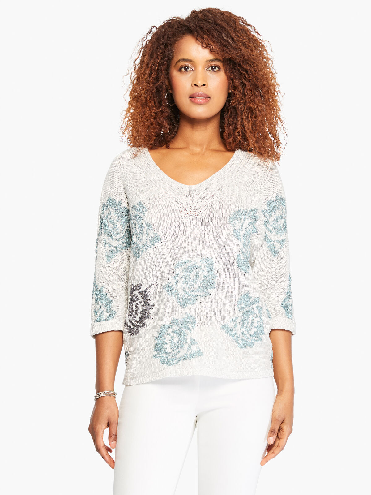 Shimmer Bloom Sweater