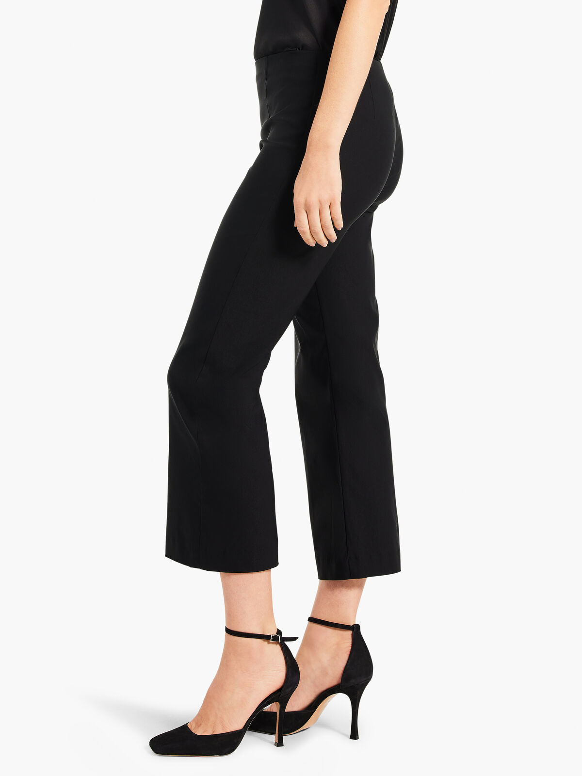 Polished Wonderstretch Wide-Leg Crop