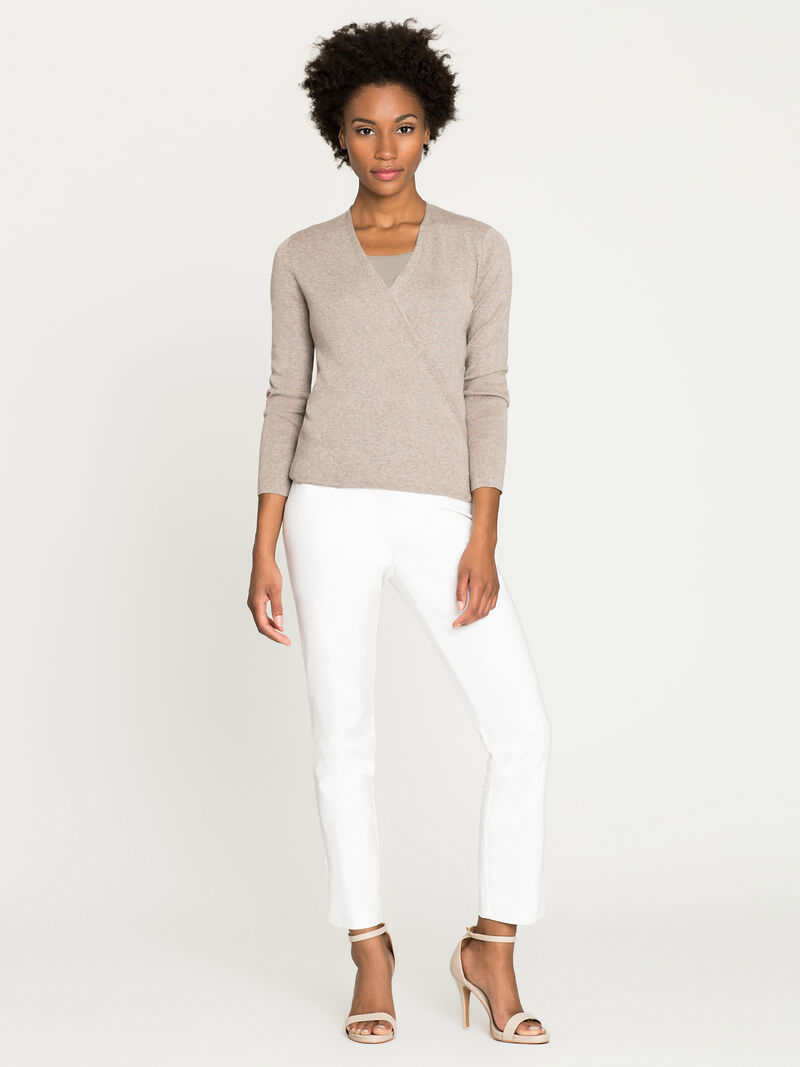 Woman Wears 4-Way Cardigan image number 3