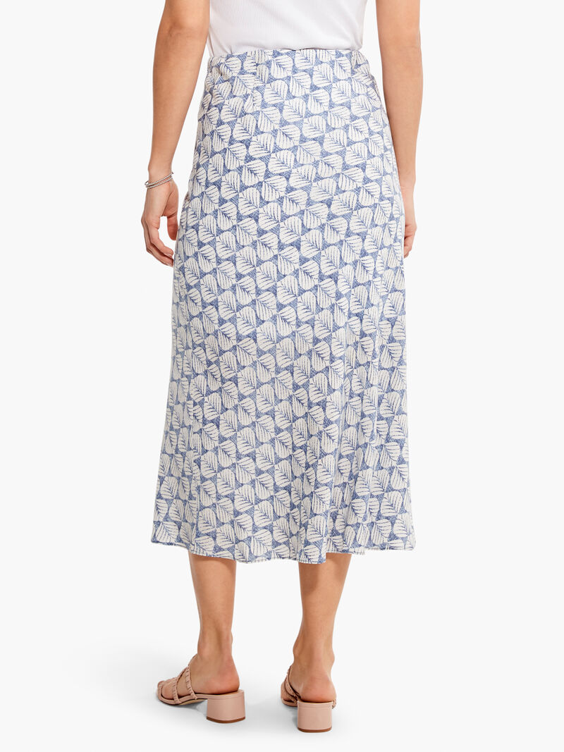Woman Wears Lilipad Blues Skirt image number 3