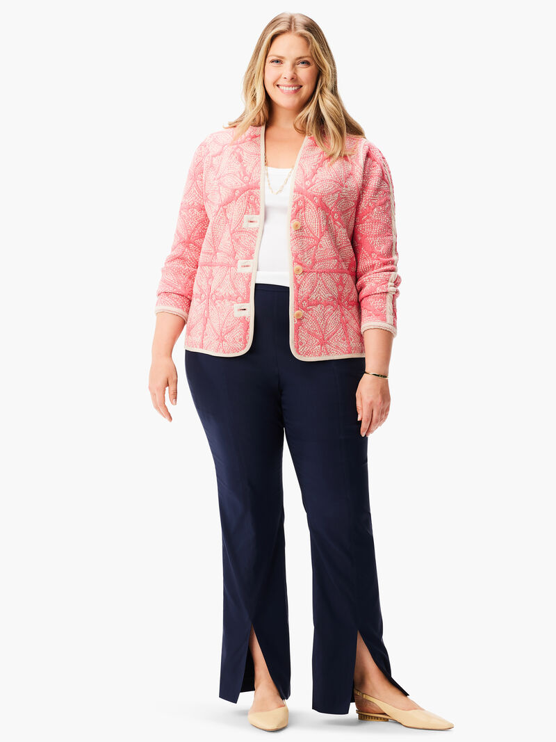 Woman Wears Jet Set Knit Jacket image number 3