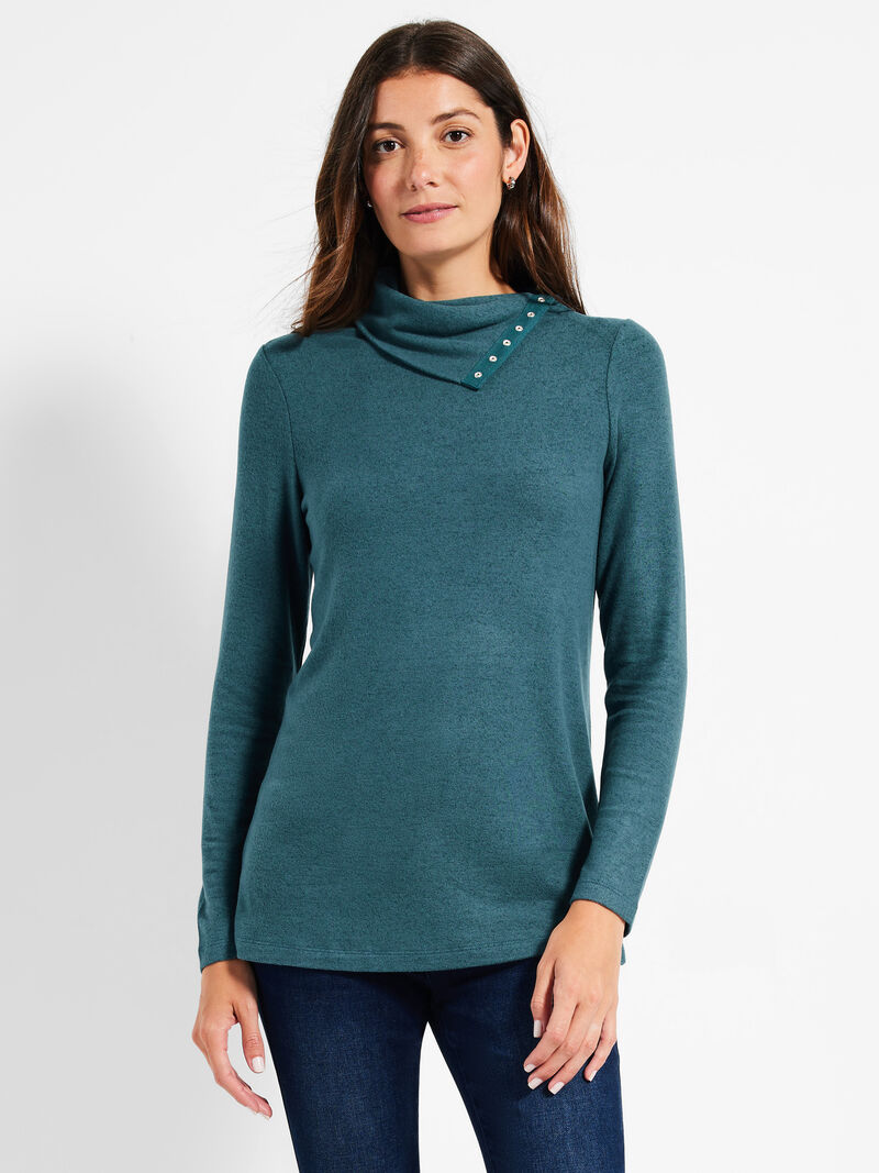 NZT Sweet Dreams Snap Neck Tee