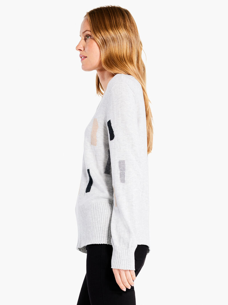 Woman Wears Falling Frost Sweater image number 1