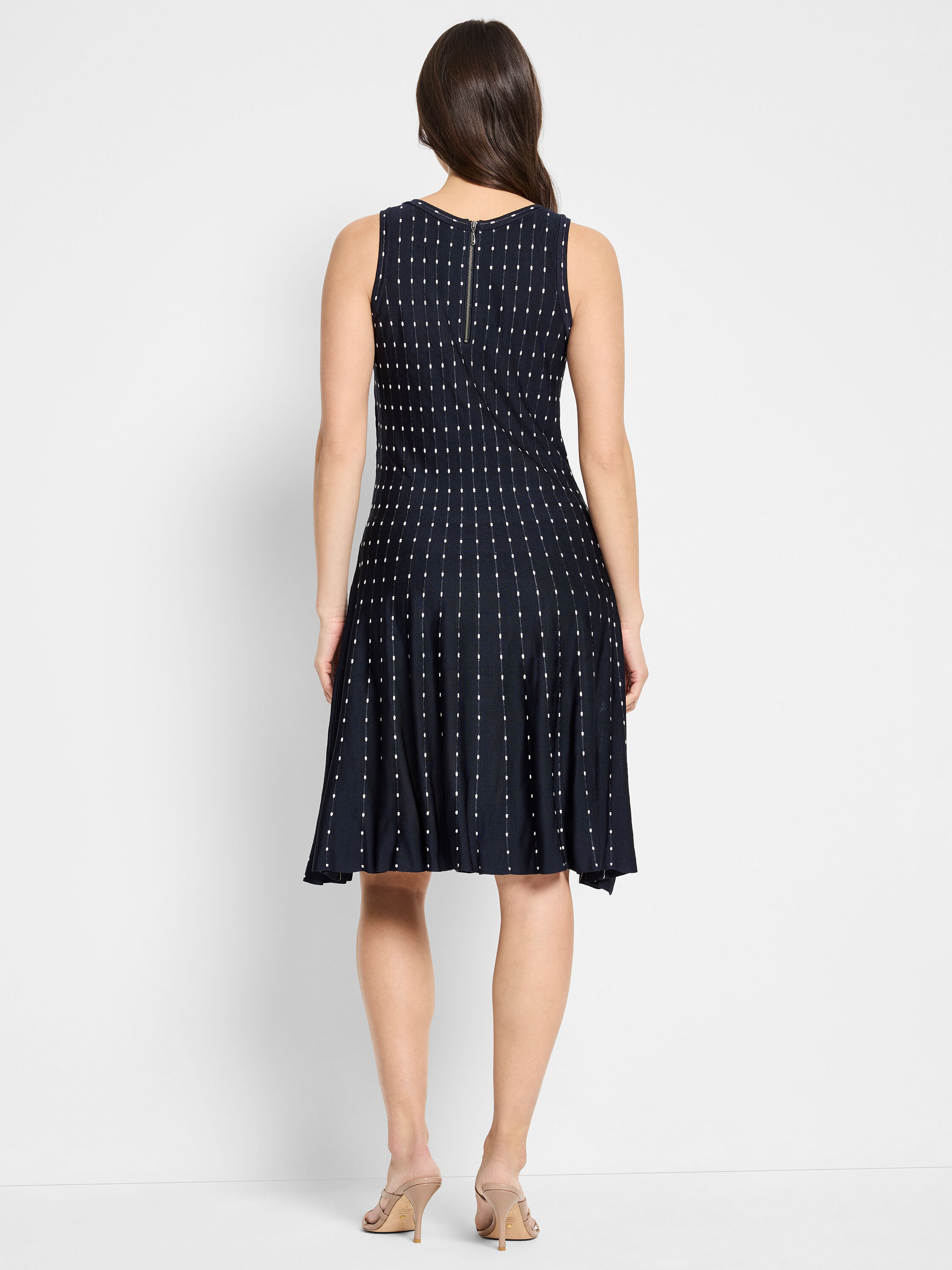 【NICK&NICOLE】 DOTS SEE-THROUGH LAYERED FILL DRESS / 追跡付 Falling Dot Twirl Dress | NIC+ZOE