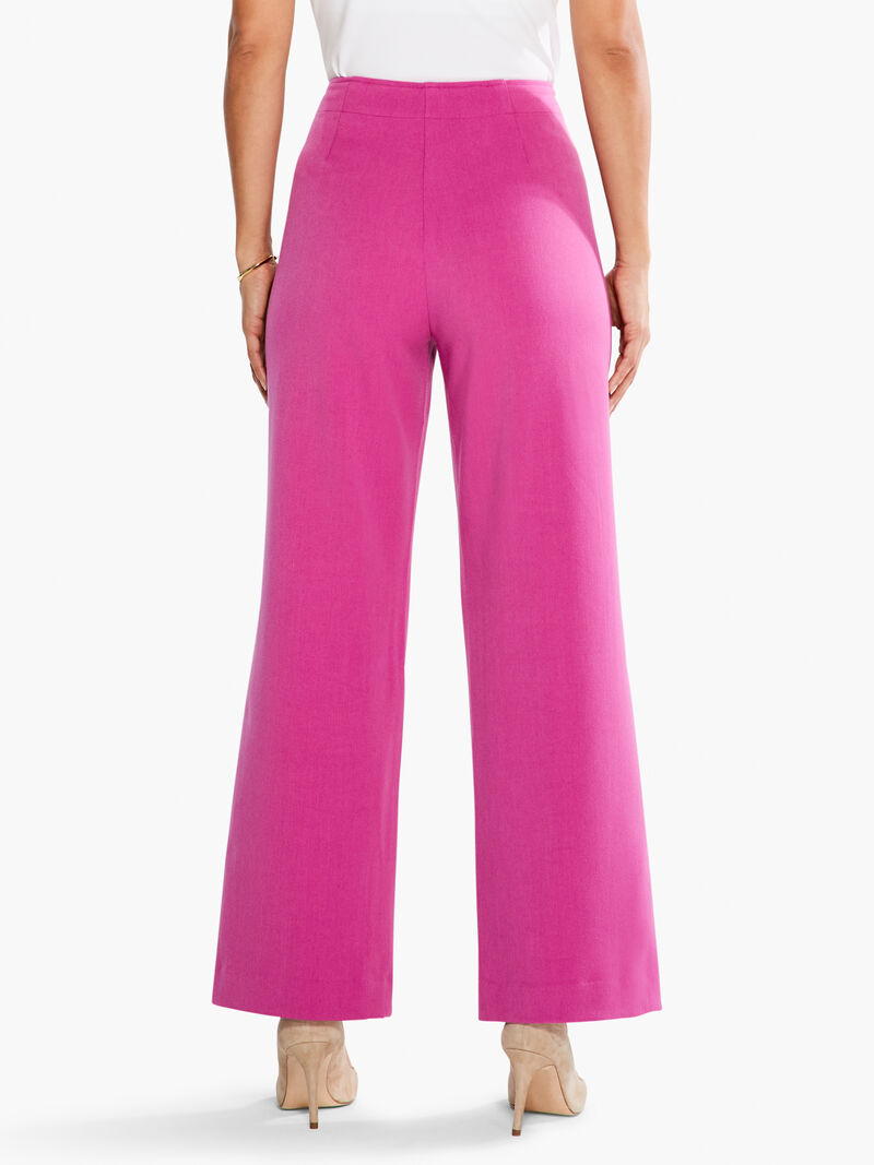 Woman Wears Work It Wide Leg Pocket Trouser image number 2