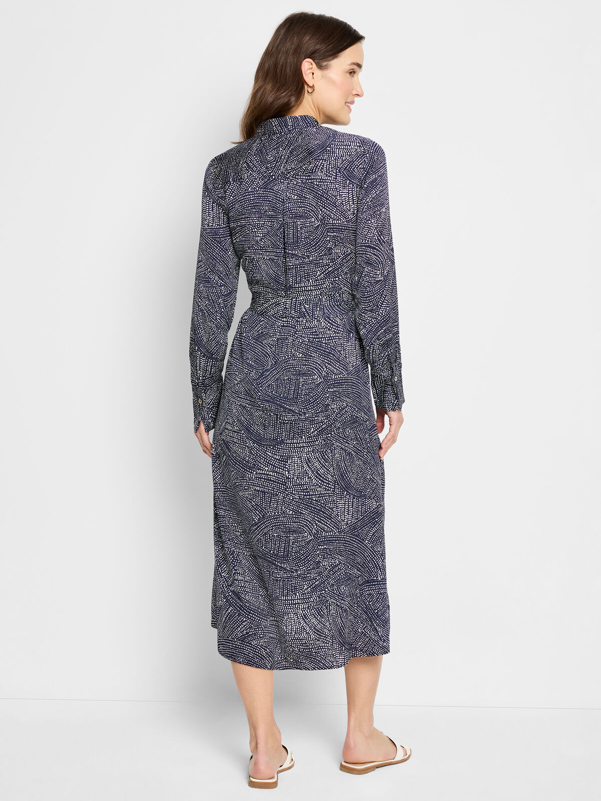 Swirling Sands Shirt Dress