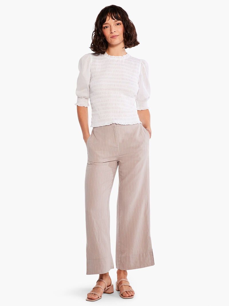 Central Park Wide-Leg Ankle Pant