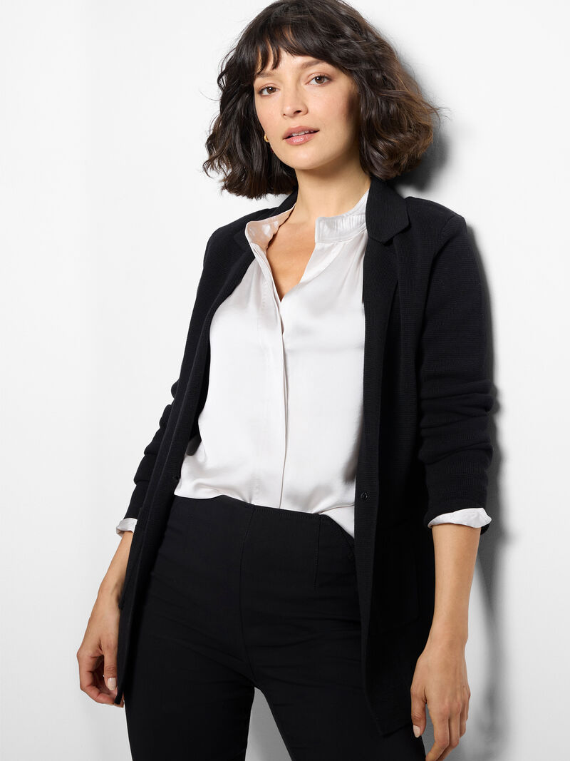 Elegant Knit Blazer