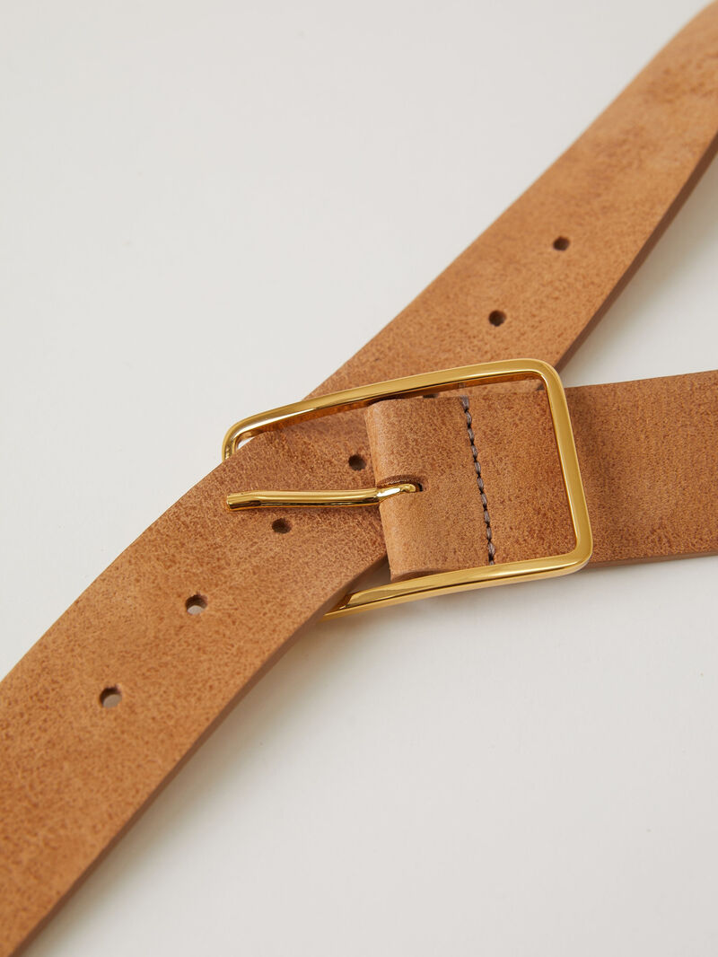 Woman Wears B-Low The Belt Milla Geo Leather Belt image number 1