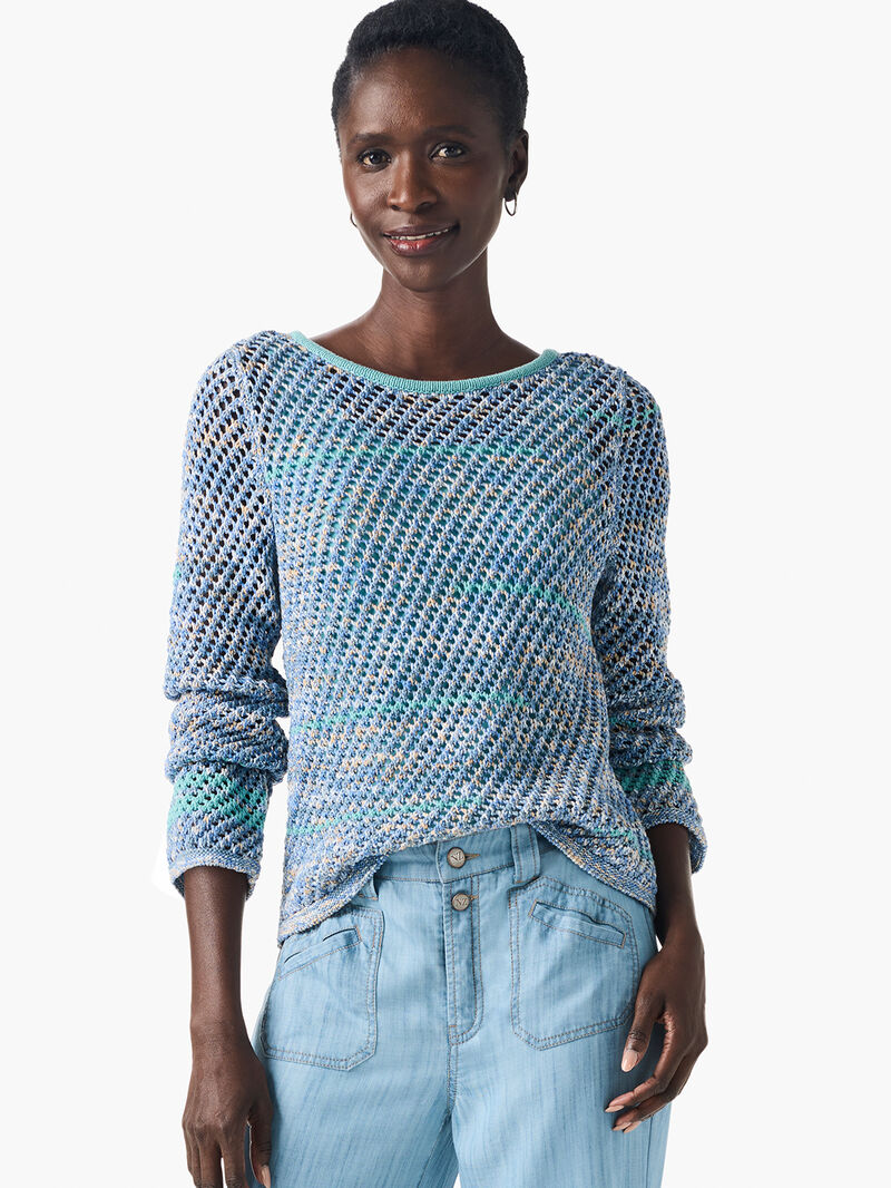 
                    Crochet Surf Sweater