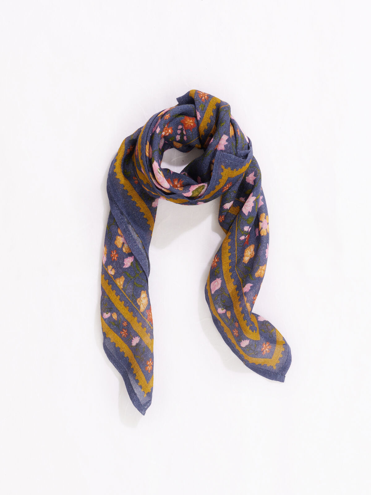 Chan Luu Floral Print Bandana