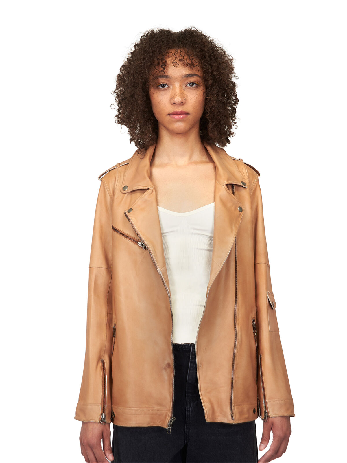 JKT - Vinny Patina Leather Jacket