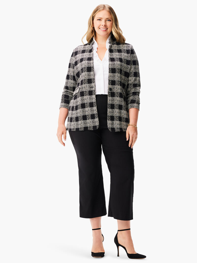 Woman Wears Polished Wonderstretch Wide-Leg Crop image number 3