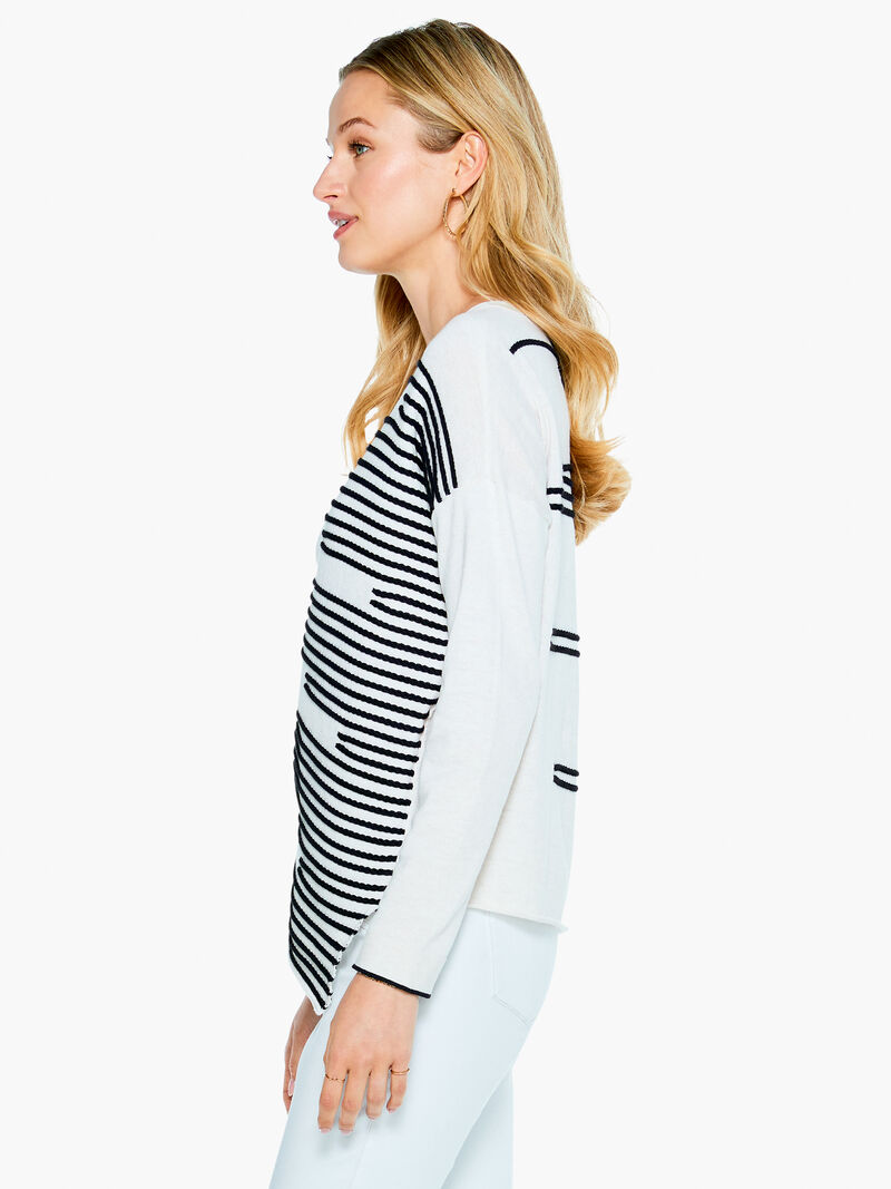 Woman Wears Fresh Perspective Sweater image number 1