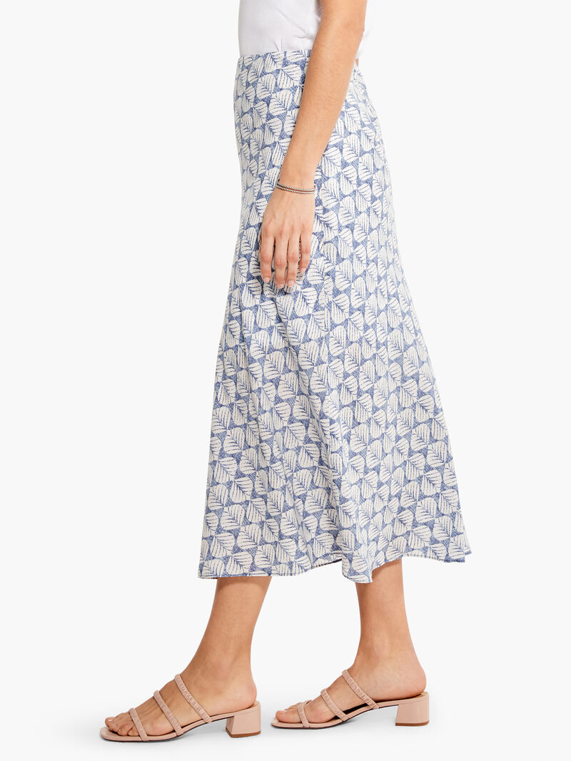 Woman Wears Lilipad Blues Skirt image number 2
