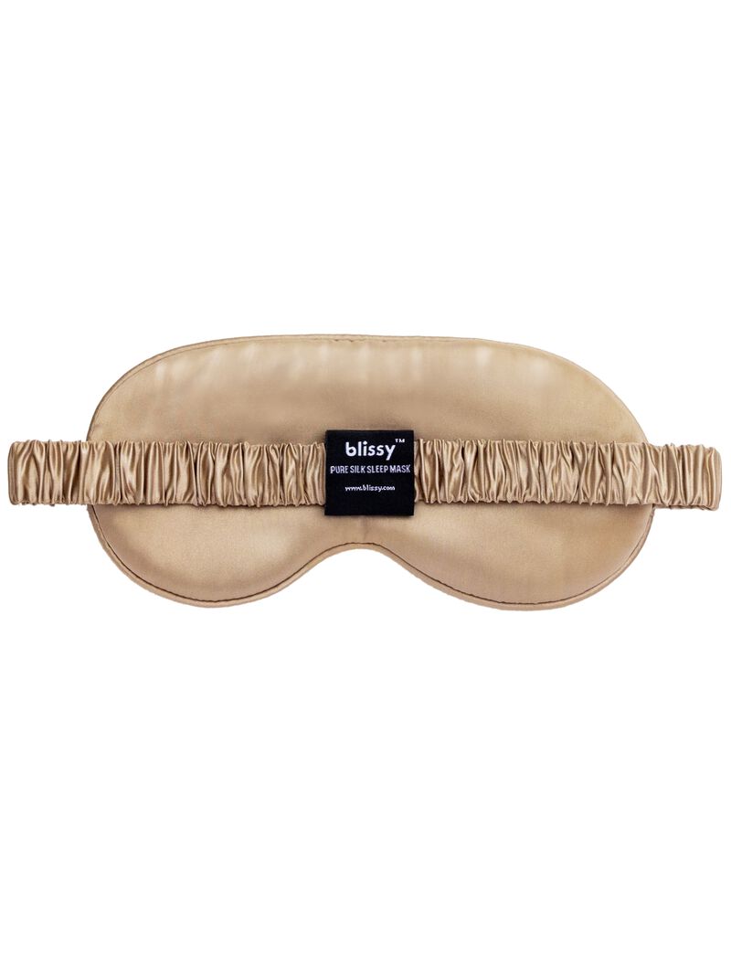 Woman Wears Blissy - Silk Sleep Mask image number 2