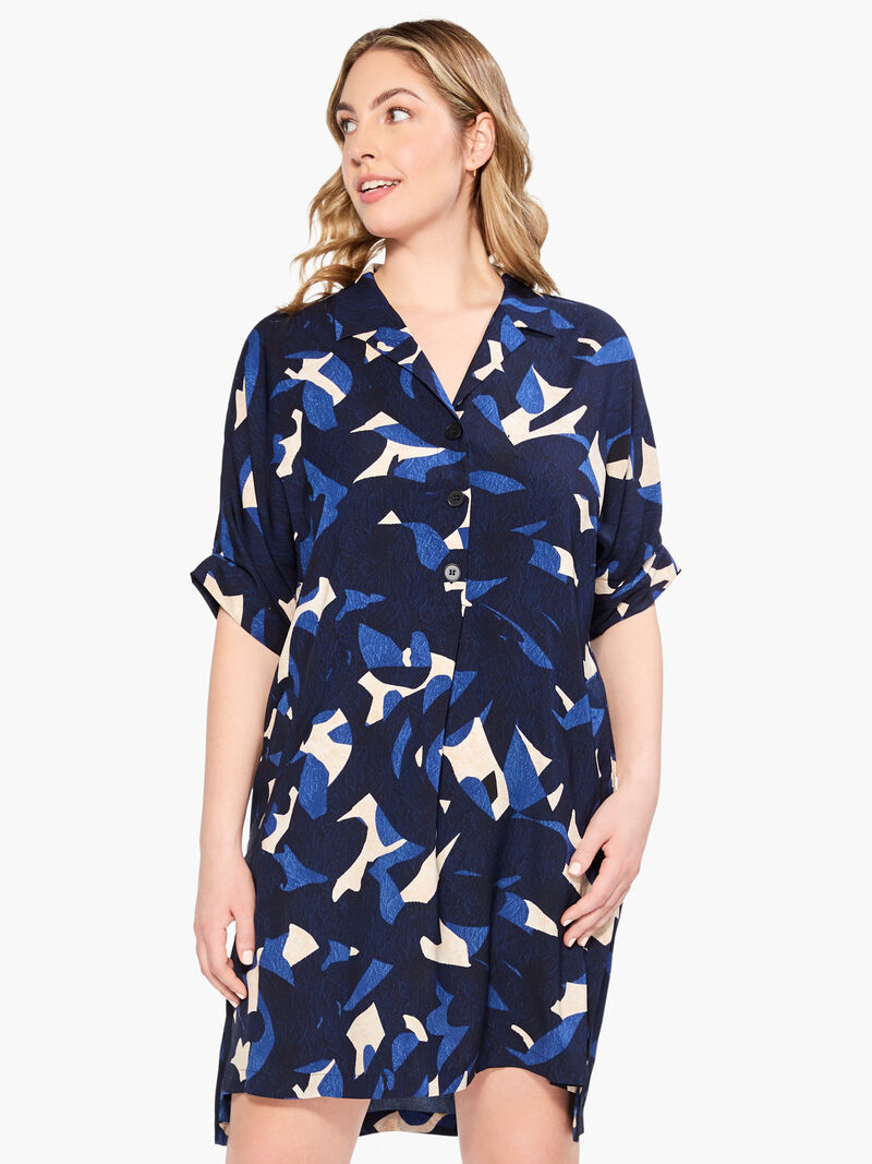 Abstract Billow Dress