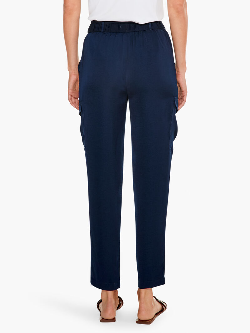Woman Wears Soft Drape Relaxed Pant image number 3