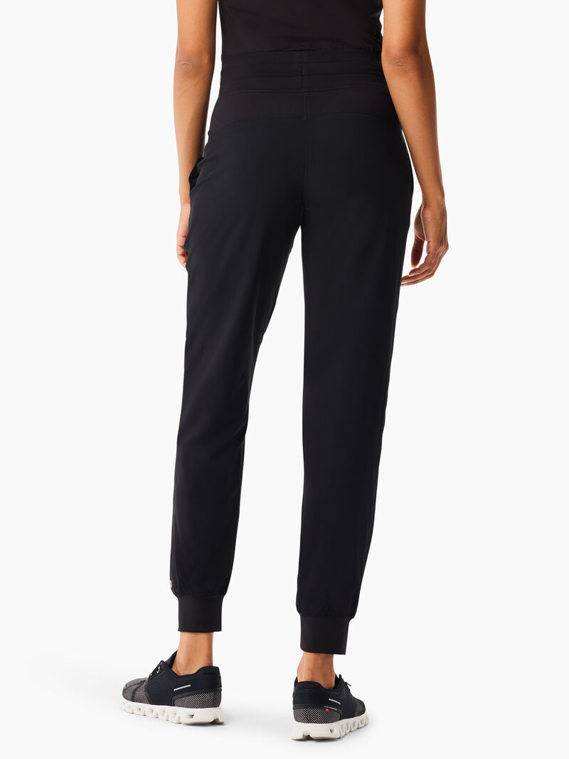 Woman Wears Tech Stretch Ruched Jogger image number 3