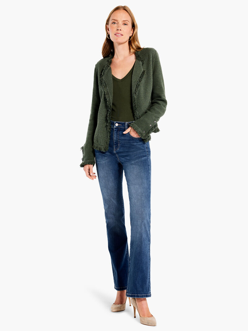 Woman Wears Fringe Mix Jacket image number 4