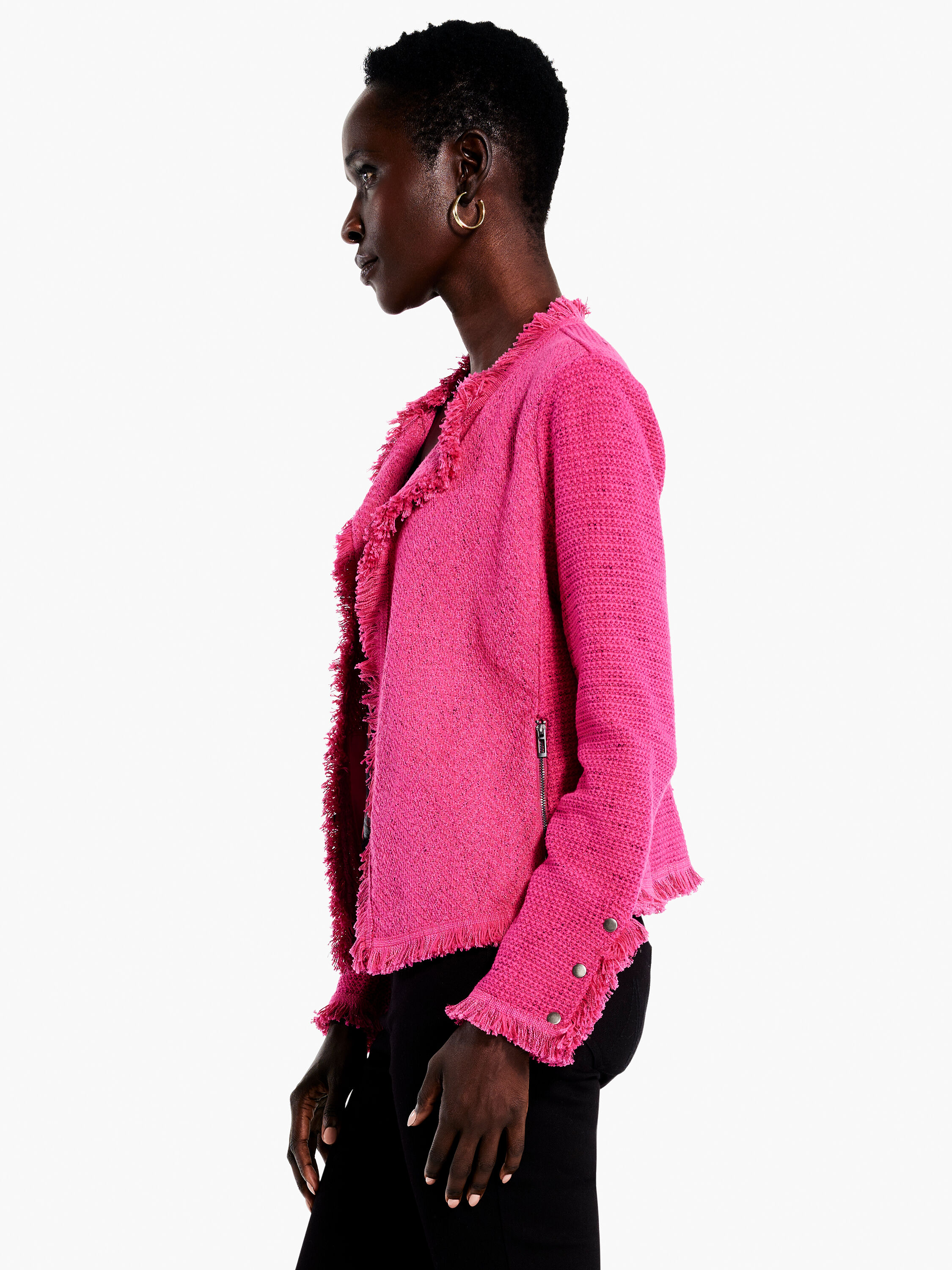 Nic and zoe fancy fringe jacket hotsell