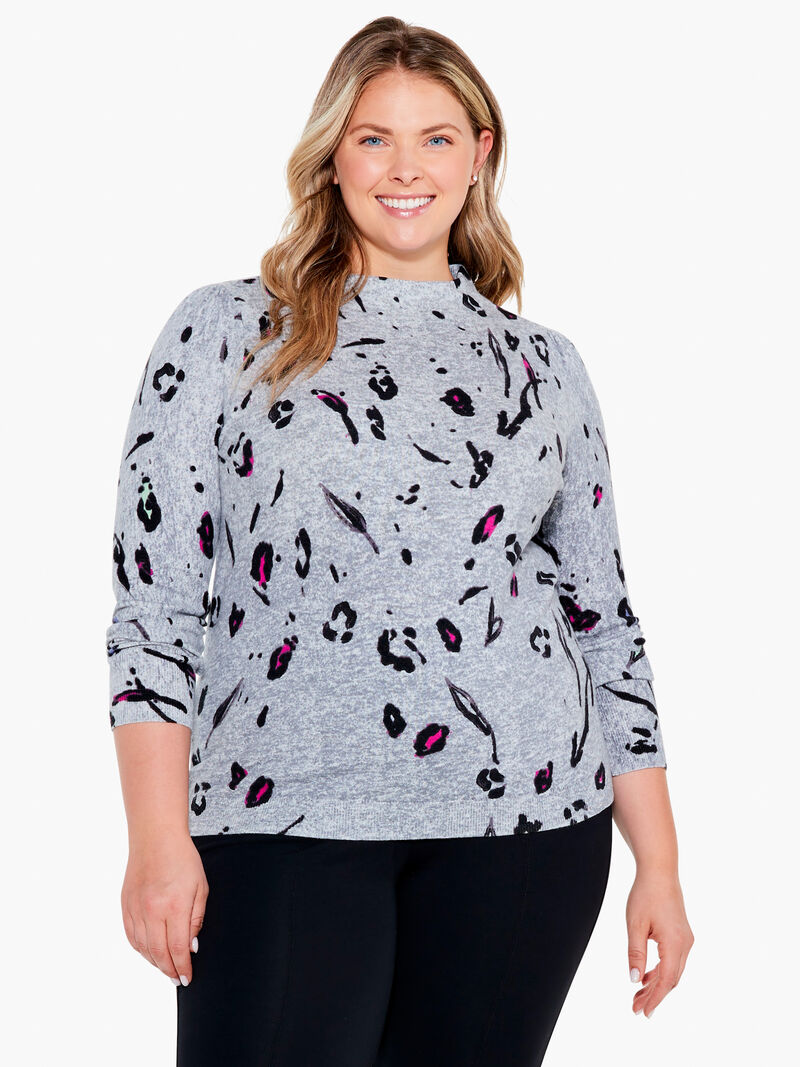 Woman Wears Petal Toss Sweater image number 0